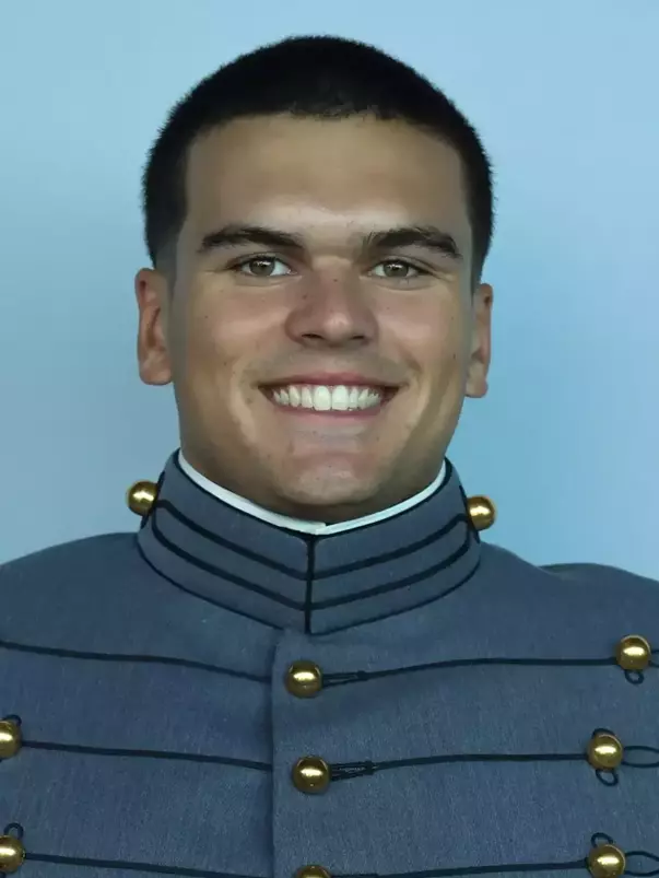 Patrick McGuire Headshot with Cadet full dress gray.