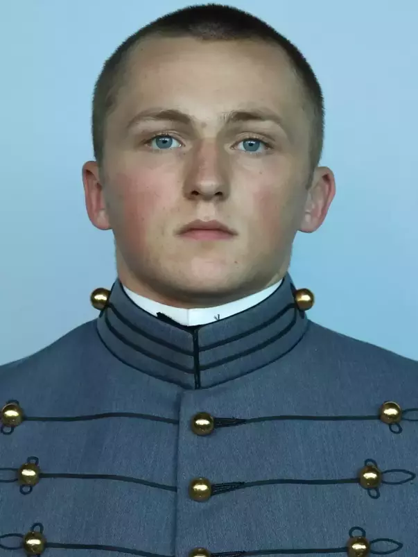 Philip Roll Headshot with Cadet full dress gray.