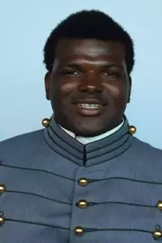Corey Singleton Headshot with Cadet full dress gray.
