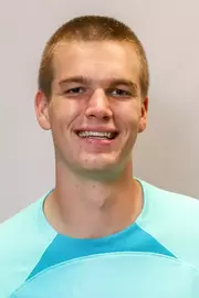 #0 Collin Gilbert Headshot with soccer uniform on.