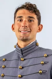 Noah Alvarez Headshot with Cadet full dress gray.