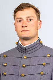 Ben Calabrese headshot with Cadet full dress gray on.