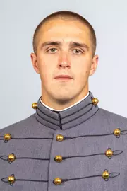 Jack Cappadona headshot with Cadet full dress gray on.