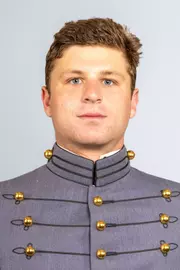 Mark Carter headshot with Cadet full dress gray on.