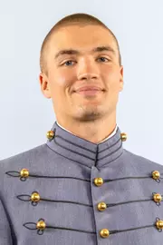 Liam Chapman Headshot with Cadet full dress gray.