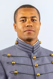 Kareem El-Bashir Headshot with Cadet full dress gray.