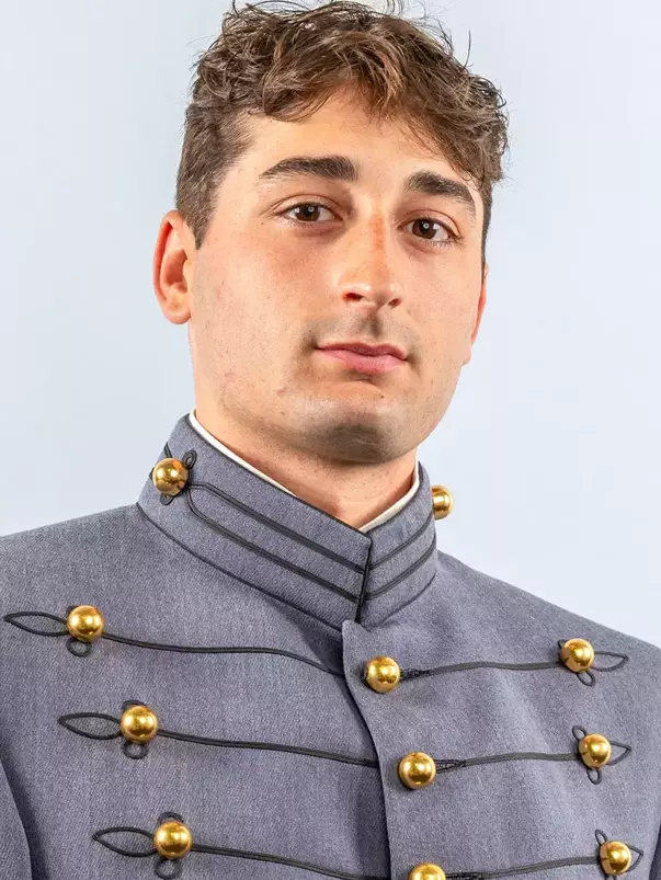 Nils Forselius Headshot with Cadet full dress gray.