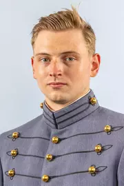 Nik Hong Headshot with Cadet full dress gray.