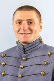 Brock Jones Headshot with Cadet full dress gray.