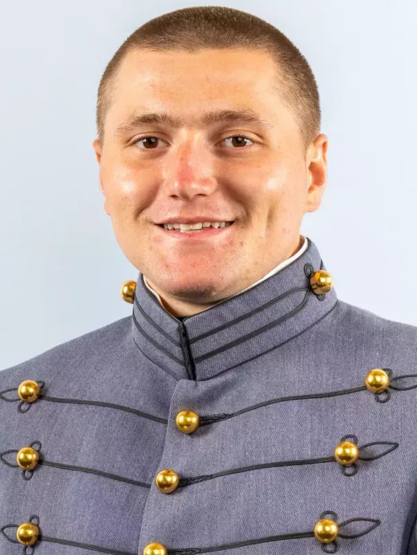 Brock Jones Headshot with Cadet full dress gray.