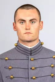 Brian Knapp Headshot with Cadet full dress gray on.