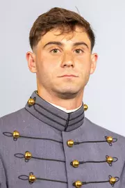 Ronan Loughman headshot with Cadet full dress gray on.