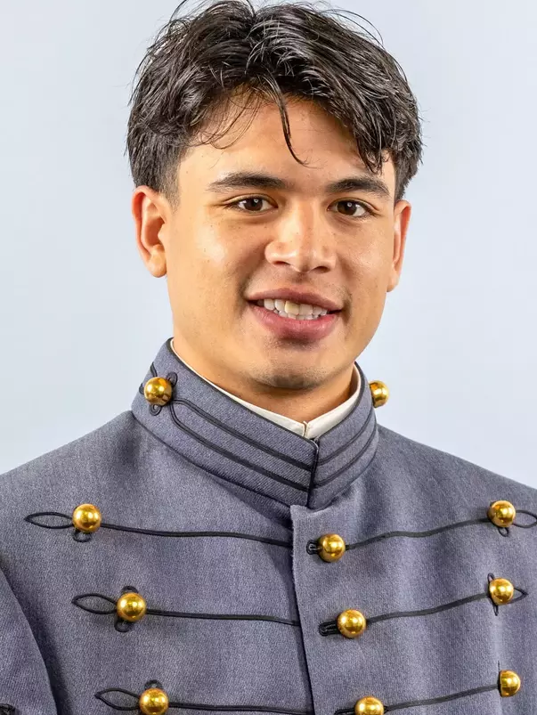 Pierce Patterson Headshot with Cadet full dress gray.
