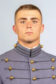 Sam Ralston Headshot with Cadet full dress gray on.