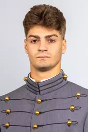 Robert Simone headshot with Cadet full dress gray on.