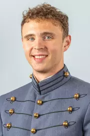 Trevor Smith Headshot with Cadet full dress gray.