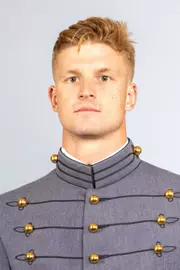 Keagan Treacy Headshot with Cadet full dress gray on.
