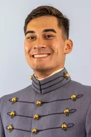 Brice Barrieault Headshot with Cadet full dress gray on