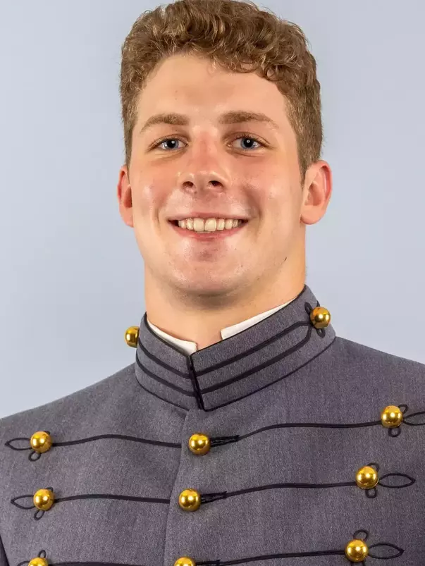 Jack Bigham Headshot with Cadet full dress gray on