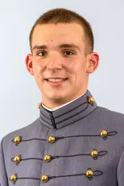 Eli Edmondson Headshot with Cadet full dress gray on