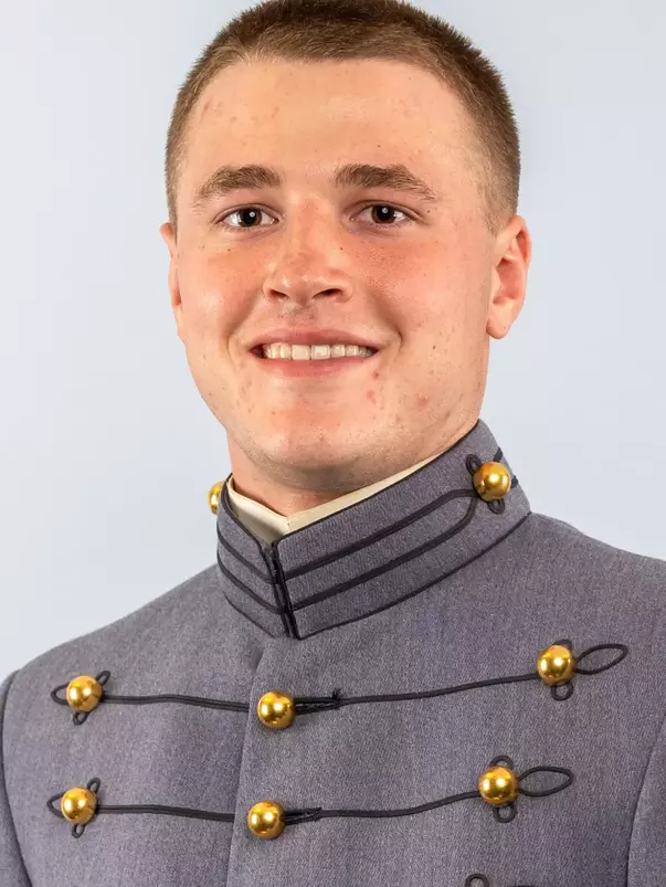 Matt Fortson Headshot with Cadet full dress gray on