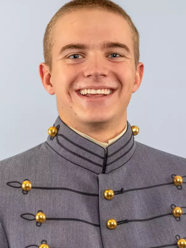 Brandon Gear Headshot with Cadet full dress gray on
