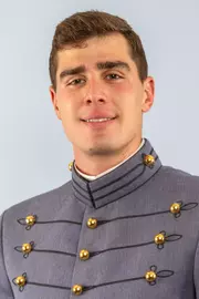 Thomas Hadji Headshot with Cadet full dress gray on