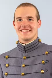 Tanner Innis Headshot with Cadet full dress gray on