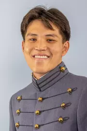Ramon Jiang Headshot with Cadet full dress gray on