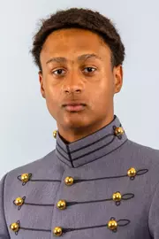 Maxwell Jordan Headshot with Cadet full dress gray on