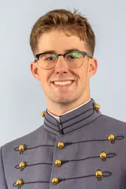 Joey Kling Headshot with Cadet full dress gray on