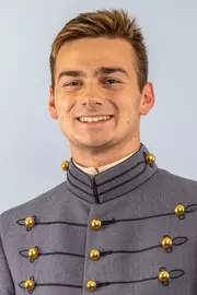 Zac Leith Headshot with Cadet full dress gray on