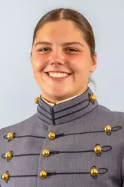 Avery Lord Headshot with Cadet full dress gray on.