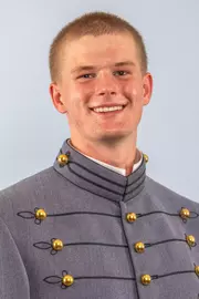 Reid Magner Headshot with Cadet full dress gray on