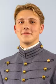 Lucas Mowry Headshot with Cadet full dress gray on