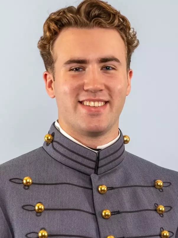 Will Patterson Headshot with Cadet full dress gray on