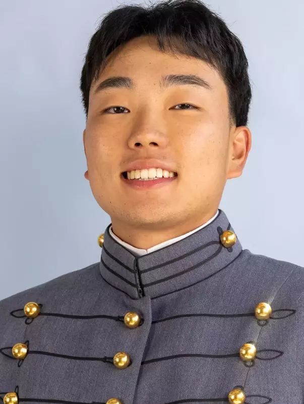 Daniel Choi Headshot with Cadet full dress gray on.