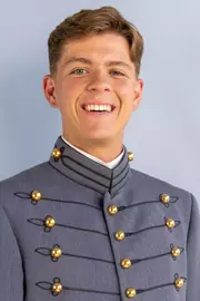 Preston Achter Headshot with Cadet full dress gray on.