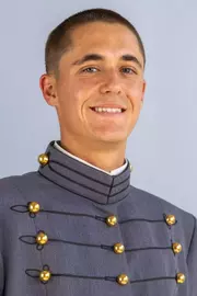 Rudy Mazzola Headshot with Cadet full dress gray on.
