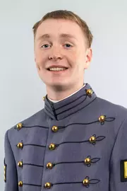 Ryan Webber Headshot with Cadet full dress gray.