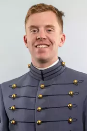 Jack Quinlan Headshot with Cadet full dress gray.