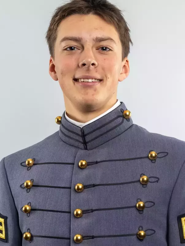 William Lehey Headshot with Cadet full dress gray.