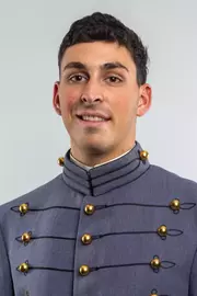 Max McGlone Headshot with Cadet full dress gray.