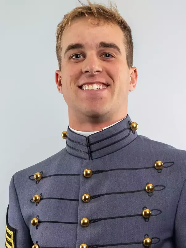 Paul Andrzejewski Headshot with Cadet full dress gray.