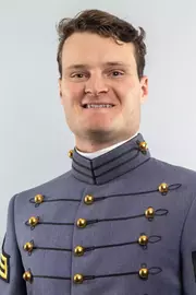 Thomas Schreck Headshot with Cadet full dress gray.
