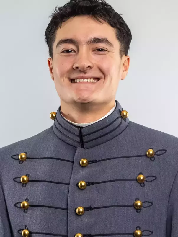Adam Ujiie Headshot with Cadet full dress gray.