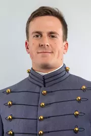 Trey Ates Headshot with Cadet full dress gray.