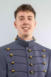 Robbie Penswick Headshot with Cadet full dress gray.