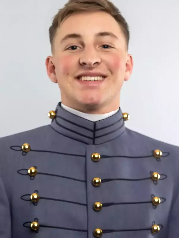 Mark Abell Headshot with Cadet full dress gray.