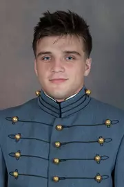Griffin Buss has his 2026 headshot photo taken.